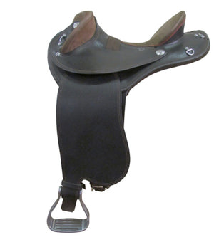 Bombers Polocrosse Saddle - Halfbreed Stock Saddle Fully Mounted