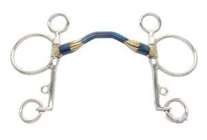 This pelham bit is the best for horses that won't stop while playing polo.