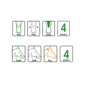 3 Ring Gag TBar Happy Tongue Bomber Bit