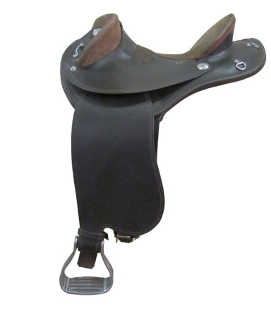 Bombers Polocrosse Saddle - Halfbreed Stock Saddle Fully Mounted