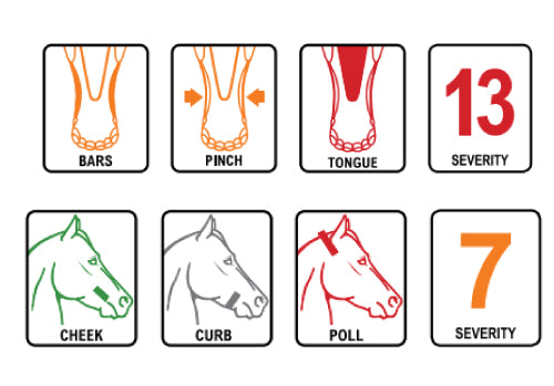 Buster roller gag bit made by Bombers for polo in Australia and New Zealand