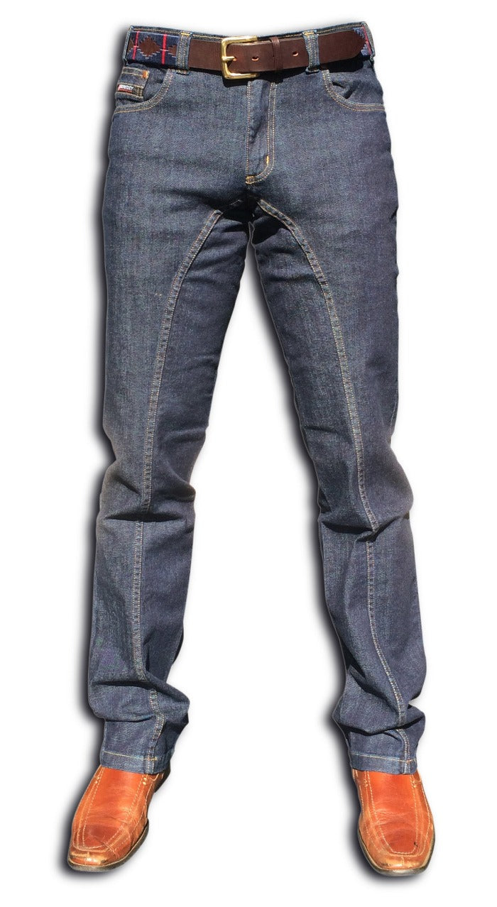 Bomber Dark Blue Mens Horse Riding Jeans